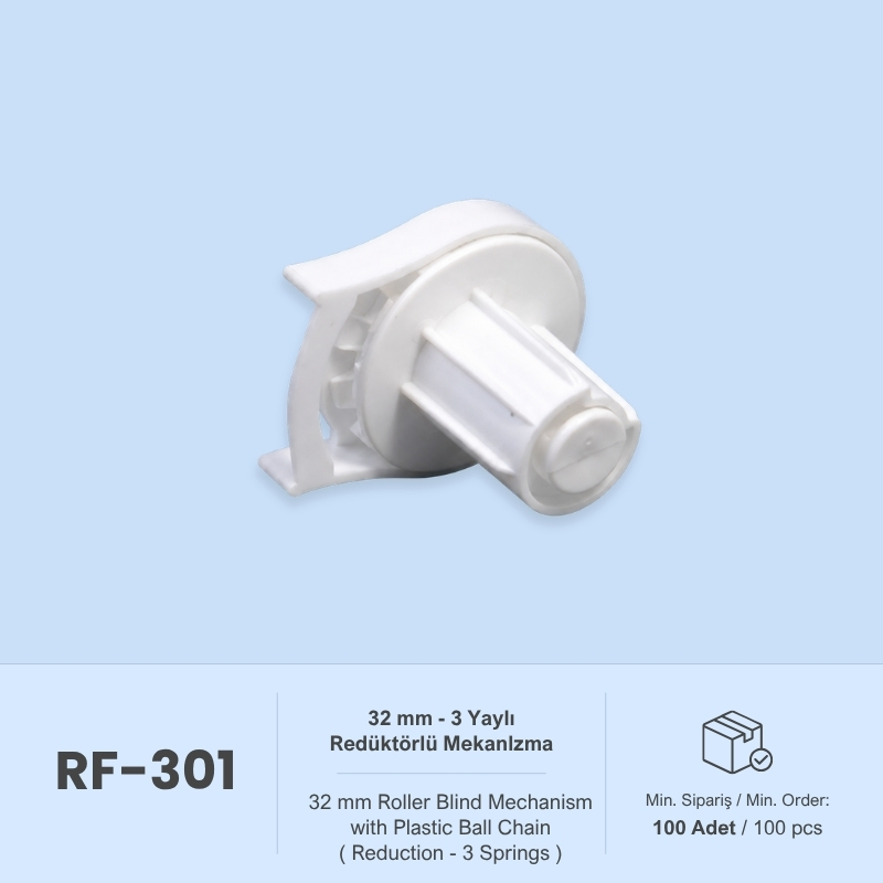 32 mm – 3 Yaylı Redüktörlü Mekanizma