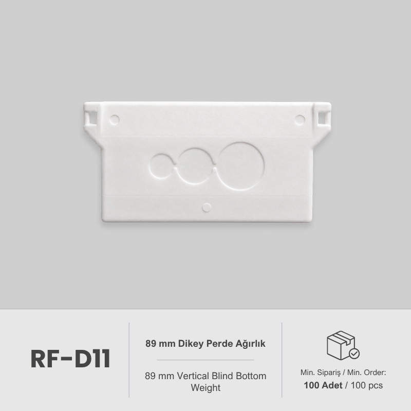 89 mm Dikey Perde Ağırlık
