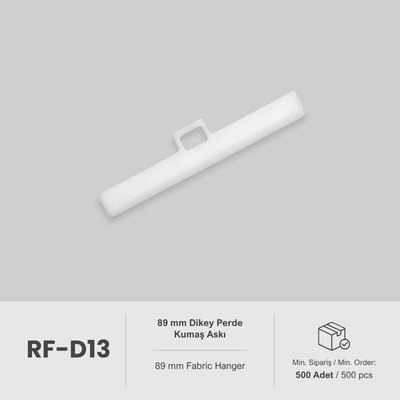 89 mm Dikey Perde Kumaş Askı