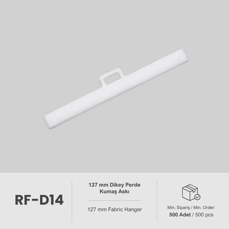 127 mm Dikey Perde Kumaş Askı
